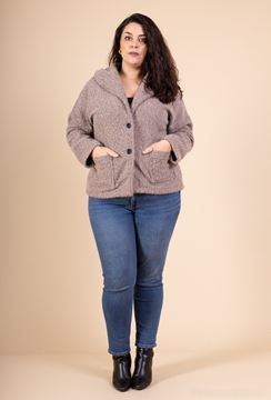 Immagine di CURVY GIRL CARAMEL TEDDY COAT